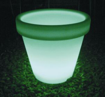 LED Solar Flower Pot